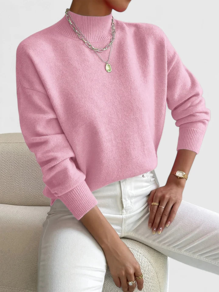Avaloria | Women's Turtleneck Long Sleeve Sweater - Image 2