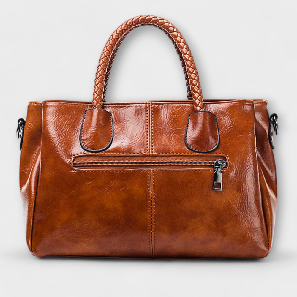 Belinda | Women's Braided Handle Shoulder Bag - Image 2