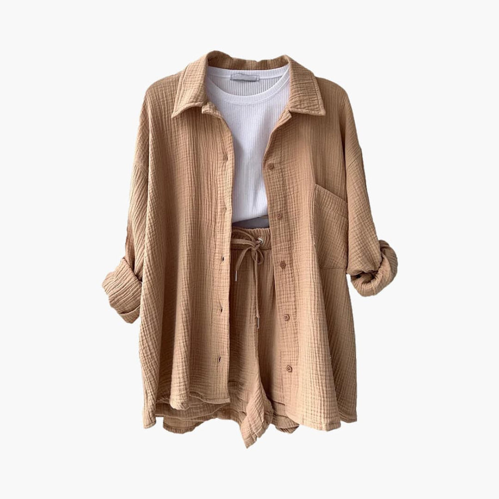 Camille | Women's Relaxed Fit Two Piece Set - Image 2