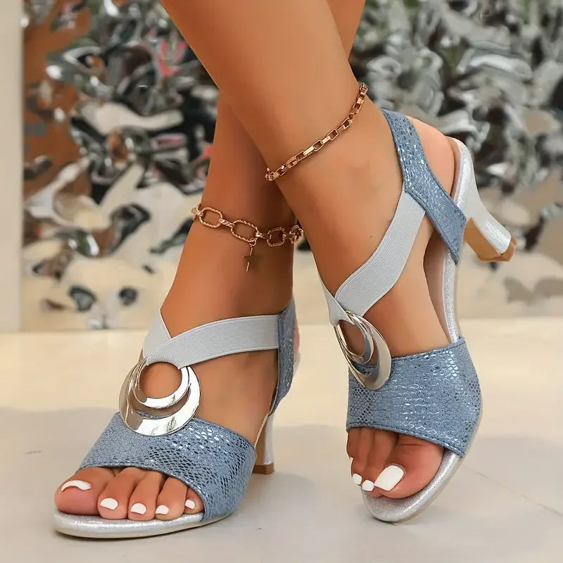 Cordessa | Women's Strappy Block Heel Sandals - Image 2