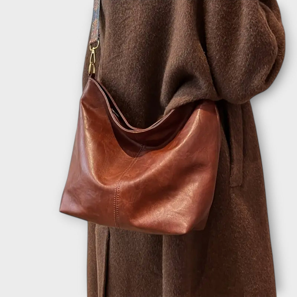 Cordovan | Women's Patterned Strap Shoulder Bag - Image 2