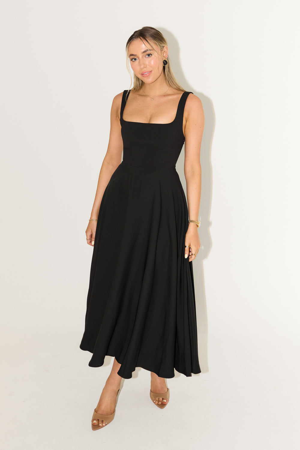 Demetrios | Women's Square Neck Midi Dress - Image 2