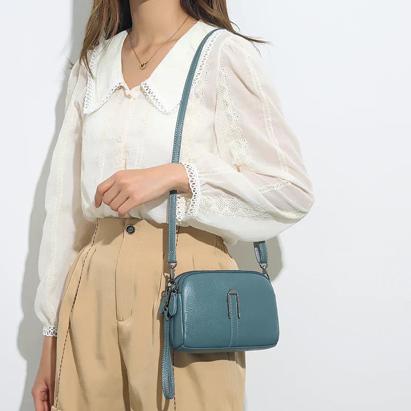 Finola | Women's Crossbody Shoulder Bag with Zip Closure - Image 2