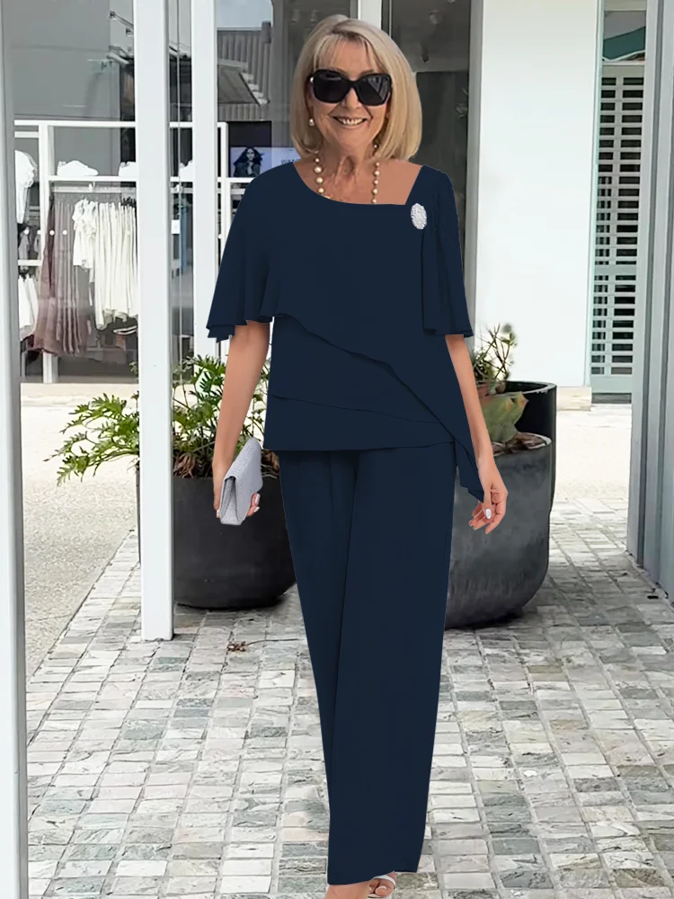 Henrietta | Women's Two Piece Flowing Set - Image 2