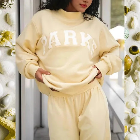 Isolde | Women's Cropped Hoodie Set - Image 2