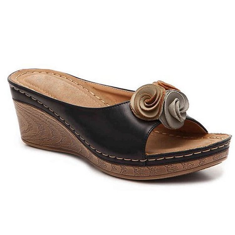 Margo | Women's Cushioned Wedge Sandals - Image 2