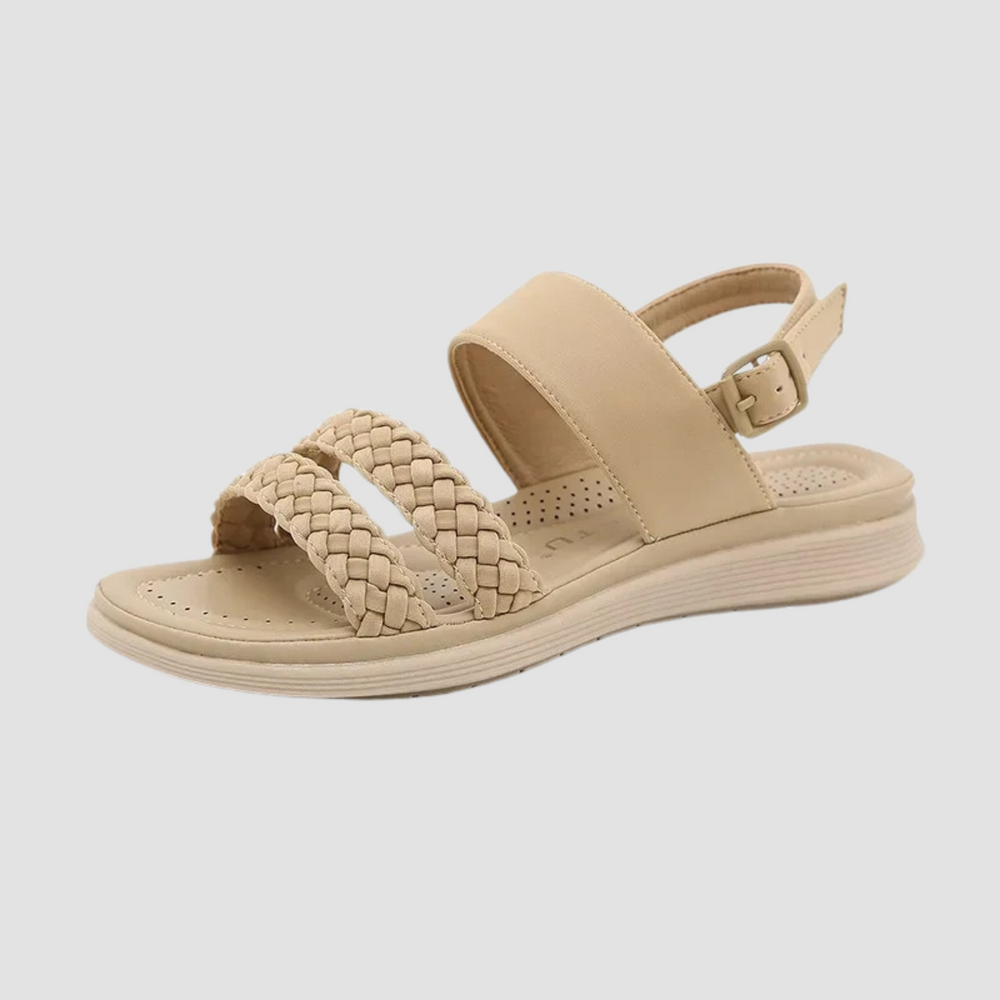 Odessa | Women's Braided Ankle Strap Sandals - Image 2