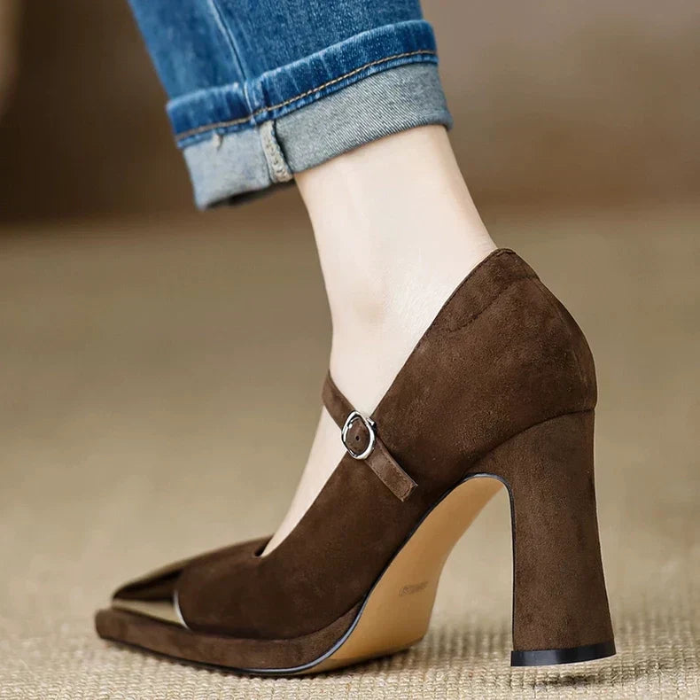 Seraphina | Women's Mary Jane Block Heel Pumps - Image 2